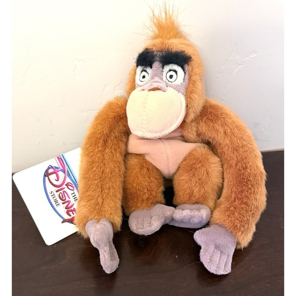 Disney Other - Disney Store Jungle Book King Louie Mini Bean Bag Beanie Plush Stuffed Toy 8"